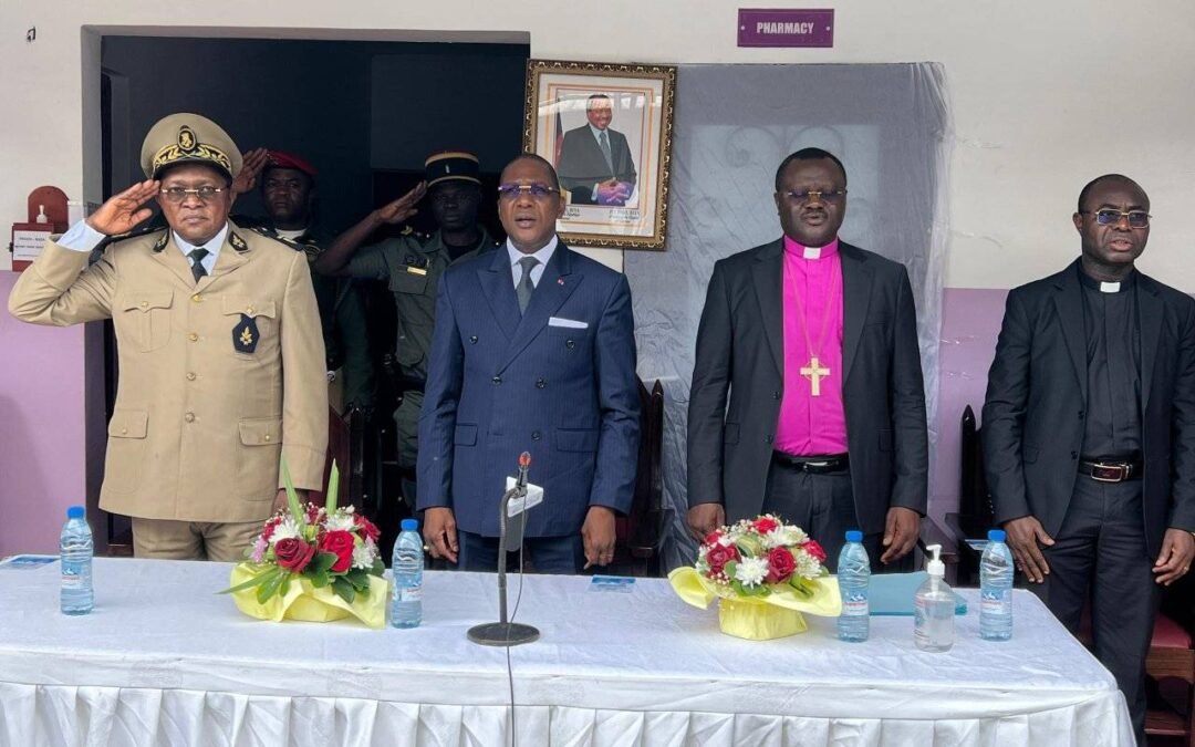 Dr Manaouda Malachi – the Minister of Public Health, launches the National Chronic Kidney Disease Project in the South West at the Presbyterian Diagnostic Urgent Care Hospital at the Synod office Buea