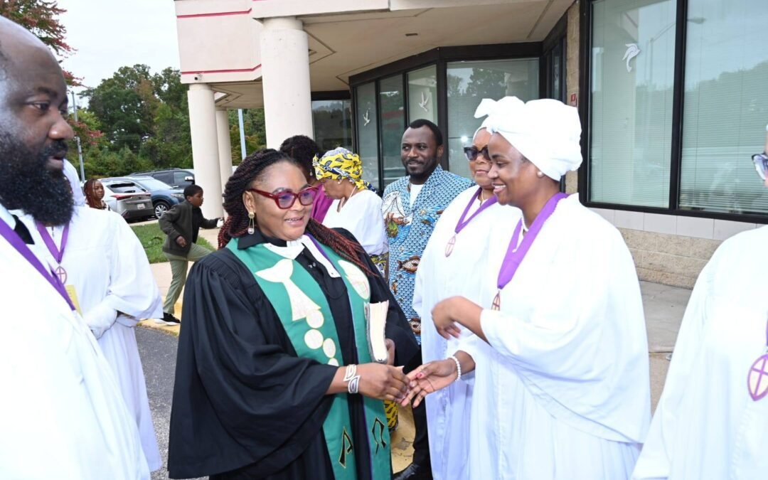 WELCOME FIRST SERVICE FOR REV. GERALDINE FOBANG: PCC BELTSVILLE